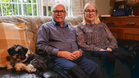 Brian Thompson Photography/Cancer Research UK Lindsay McKinney with his wife Una