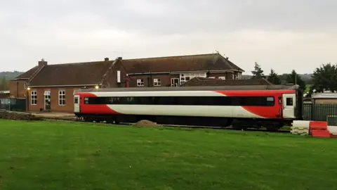 Julie Hockley Train carriage at Waltham Abbey primary school
