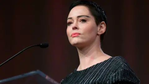 Getty Images Actor and activist Rose McGowan