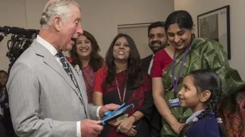 Getty Images Prince Charles in India