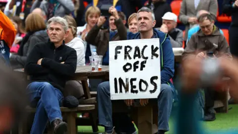 Getty Images fracking protests