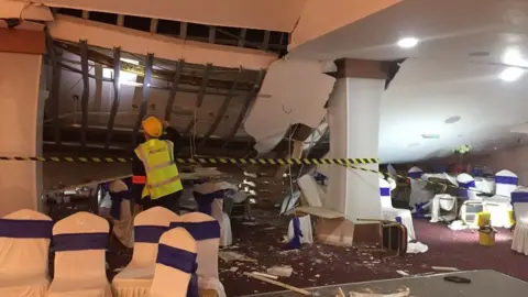 Pete Drummond A man surveys the scene