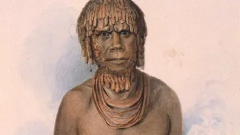 BRITISH MUSEUM A Thomas Bock painting of Manalakina