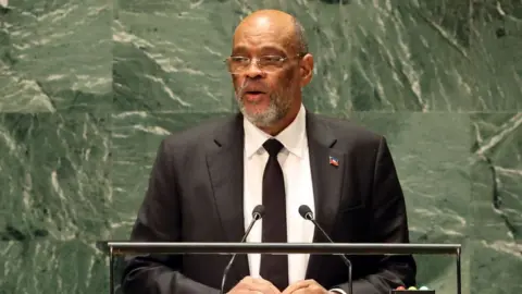 Getty Images Former prime minister of Haiti, Ariel Henry