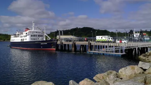 BBC A ferry in Stornoway