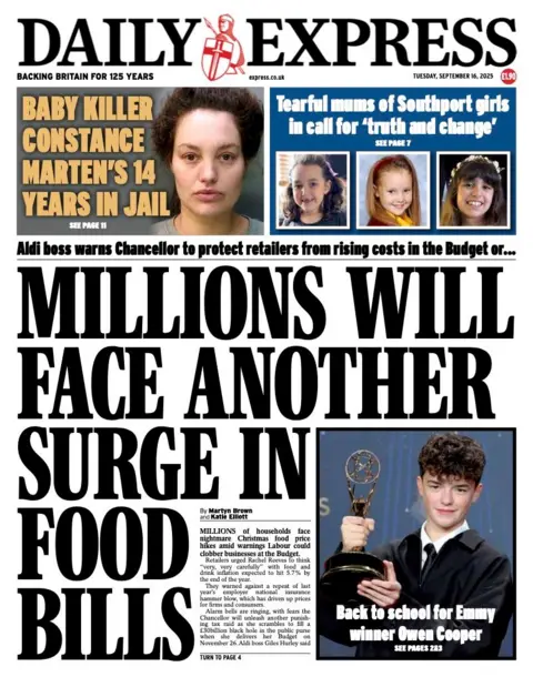  "Millions will face another surge in food bills".