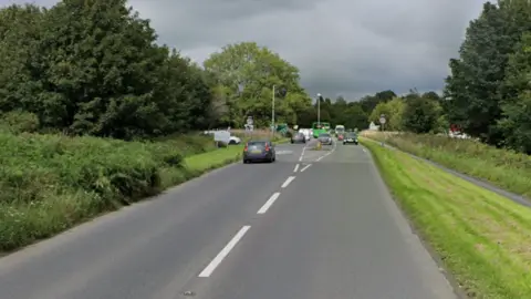 Google image of A386 near Yelverton