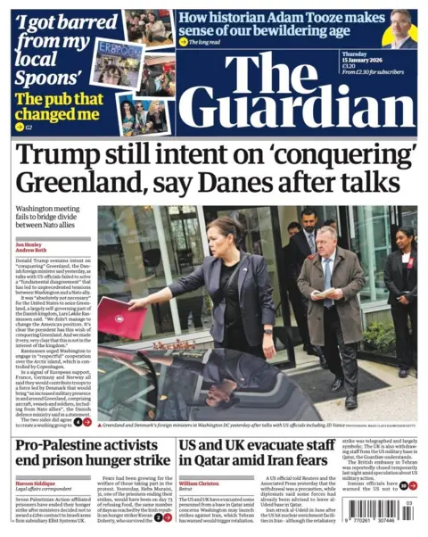 "Trump still intent on 'conquering' Greenland, say Danes after talks."