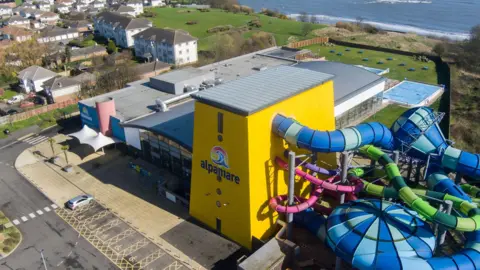 North Yorkshire Council Outside view of Alpamare, Scarborough