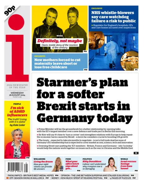  "Starmer's plan for a softer Brexit starts in Germany today"