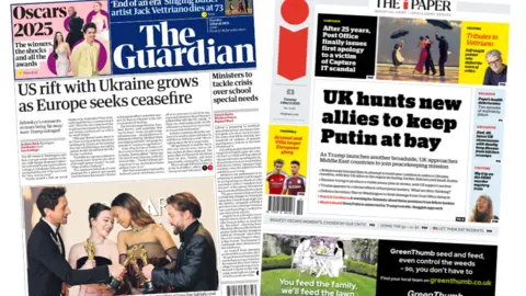  "UK hunts new allies to keep Putin at bay."