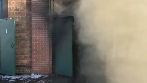 Hereford and Worcester Fire and Rescue Service The fire at the substation