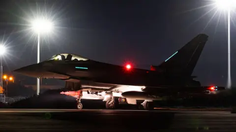 Crown copyright/PA RAF Typhoon aircraft 