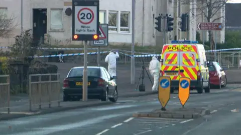 bbc Forensic officers at the scene