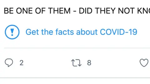 Twitter Twitter warniing