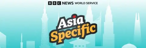 A banner displaying the BBC News World Service's Asia Specific podcast logo