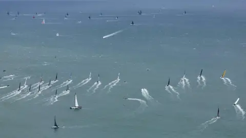 Rolex Fastnet Race/Carlo Borlenghi Start of Fastnet Race 2023