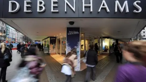 Reuters Debenhams store