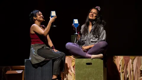 Aadyam Theatre A scene from the play Belly of the Beast