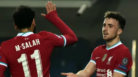 Diogo Jota and Mohamed Salah