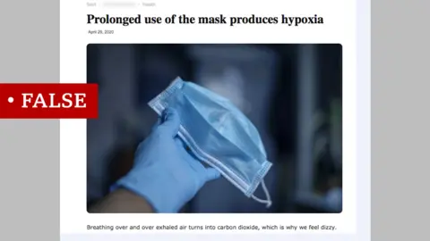 Coronavirus: 'Deadly masks' claims debunked