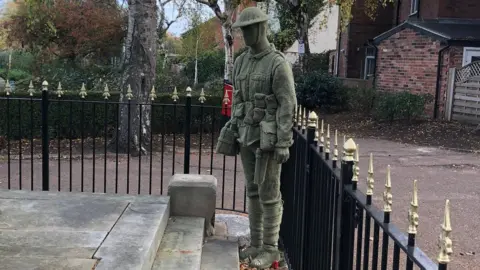 Knitted soldier