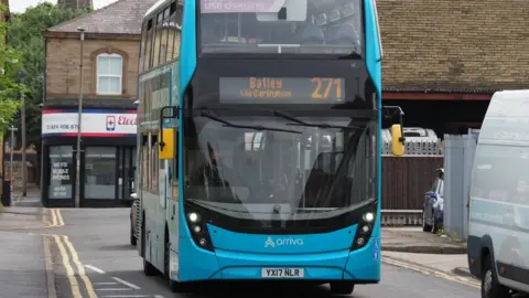 BBC Bus in Batley