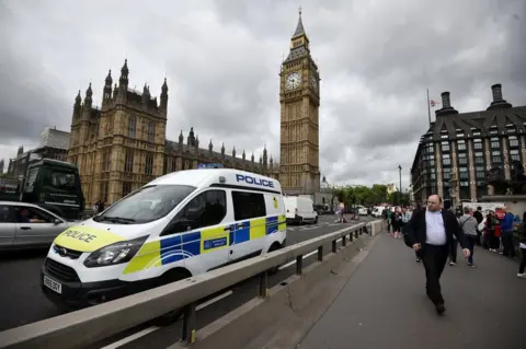 Reuters Pedestrians walk past barriers on Westminster Bridge, in central London June 5, 2017.