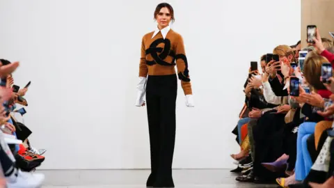 Reuters Victoria Beckham at London Fashion Week 2019