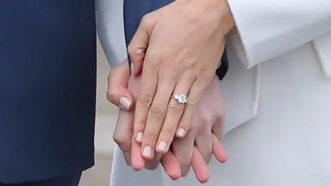 AFP/Getty Images Engagement ring