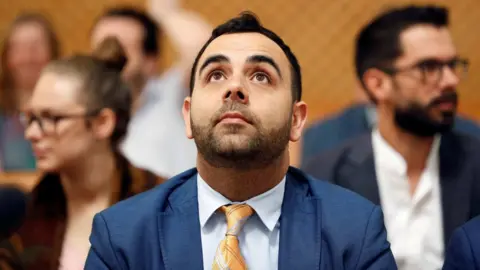 Reuters Omar Shakir attends a hearing at Israel's Supreme Court on 24 September 2019