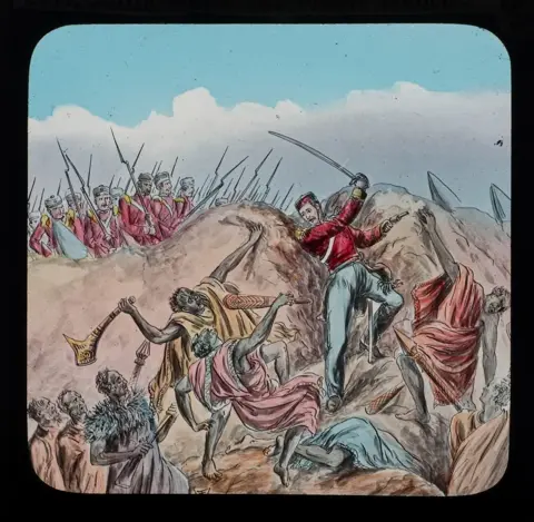 Soldiers of Oxfordshire Museum Magic Lantern Slide 2