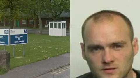 Lancashire Police/Google Parkinson and HMP Kirkham