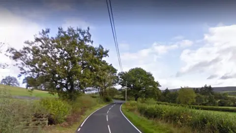 Google B4520 between Upper Chapel and Builth Wells