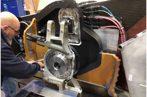 BLOODHOUND LSR Hubs in place