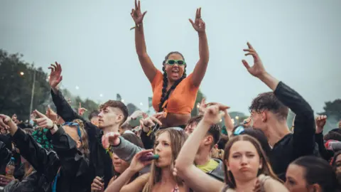 Coventry City Council fans at Godiva Festival 2024