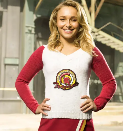 Getty Images Hayden Panettiere as Claire Bennet in Heroes wearing a cheerleading outfit