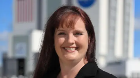 Susie Allen-Sierpinski at a Nasa base in Florida