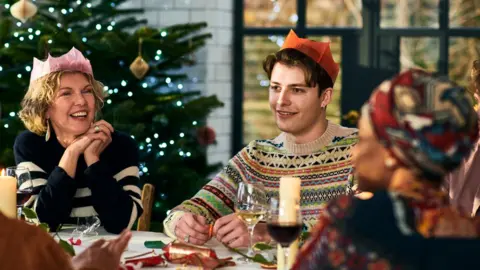 Getty Images Family Christmas get-together