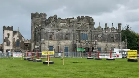 BBC The ruins of Necarne Castle