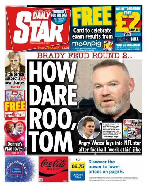 Title on the front of the front of everyday star read: "How courage of Roo, Tom",