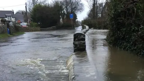 Claire Jackman Localised flooding in Llantwit Major