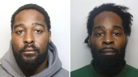 Wiltshire Police Mug shots of Warren and Kelroy Allison