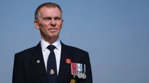 Joe Giddens/PA Wire Falklands veteran Christopher Howe