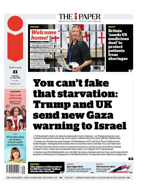  Trump and UK send new Gaza warning to Israel".