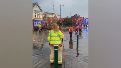 Flooding in Kirkham