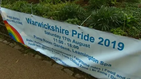 BBC Warwickshire Pride banner