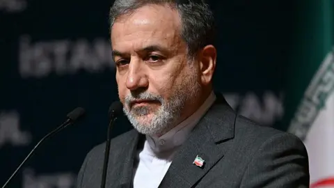 Iranian foreign minister Abbas Araghchi 