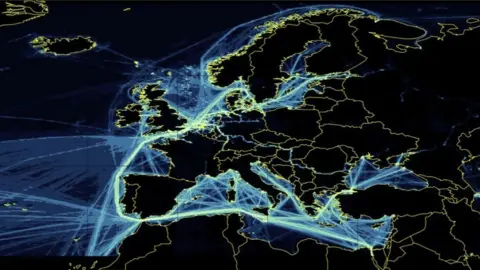 ECMWF/CAMS Estimate of CO2 shipping emissions in 2016