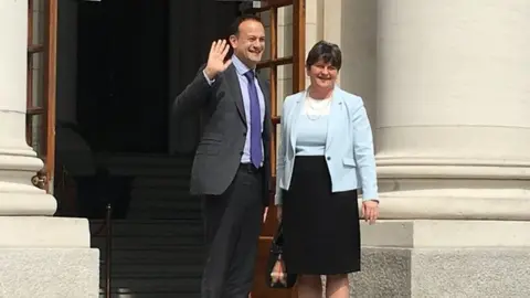 Leo Varadkar and Arlene Foster